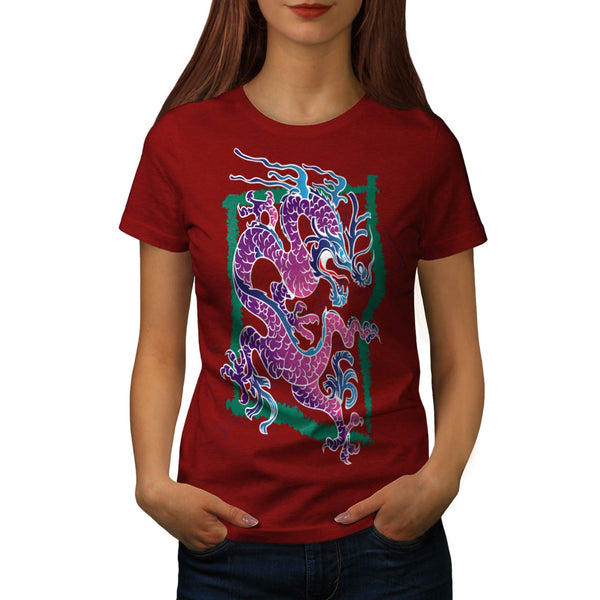 Fantasy Dragon China Womens T-Shirt