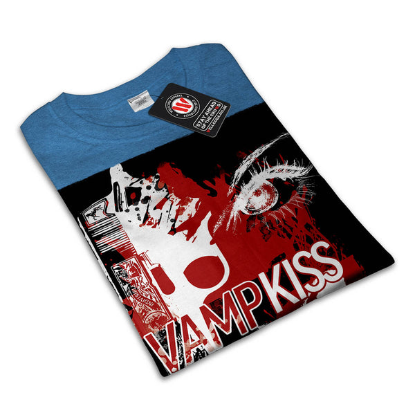 Vampire Kiss Blood Womens T-Shirt