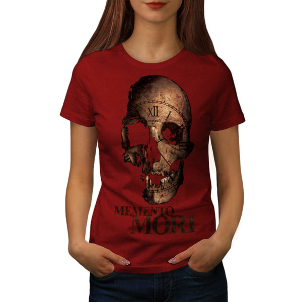 Skull War Angel Art Womens T-Shirt