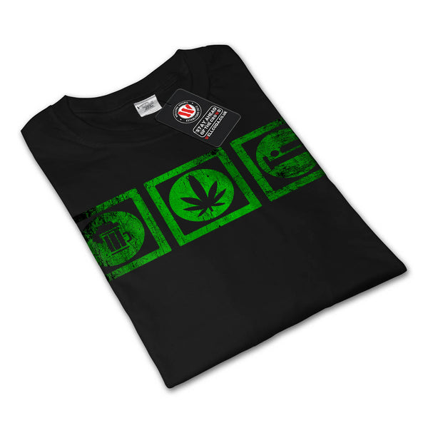 Beer Cannabis Sleep Womens Long Sleeve T-Shirt
