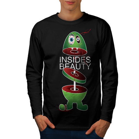 Inside Beauty Monster Mens Long Sleeve T-Shirt