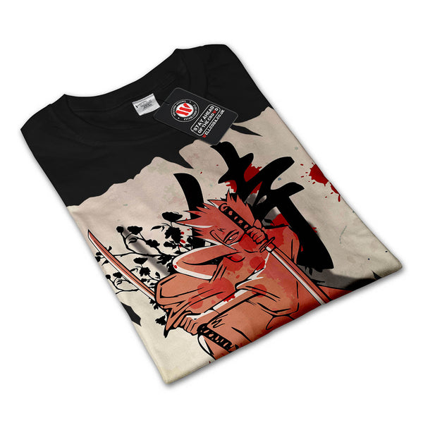 Japan Fighter Samurai Womens Long Sleeve T-Shirt