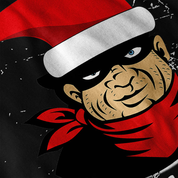 Santa Claus Burglar Womens Long Sleeve T-Shirt