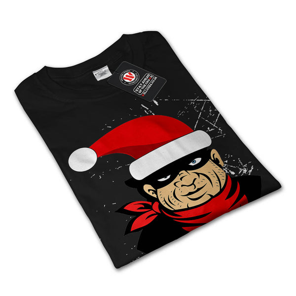 Santa Claus Burglar Womens Long Sleeve T-Shirt
