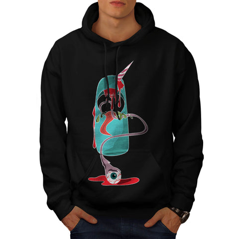 Funny Dead Unicorn Mens Hoodie