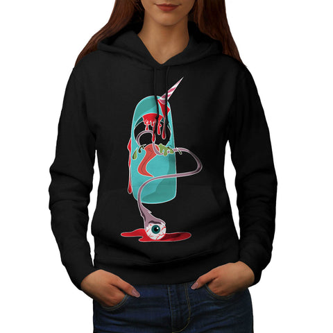 Funny Dead Unicorn Womens Hoodie