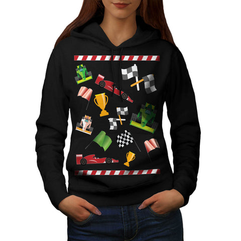 Boys Never Grow Up Fun Womens Hoodie