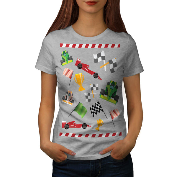 Boys Never Grow Up Fun Womens T-Shirt