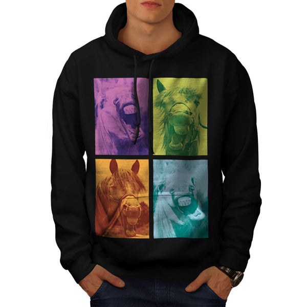 Funny Animal Laugh Mens Hoodie