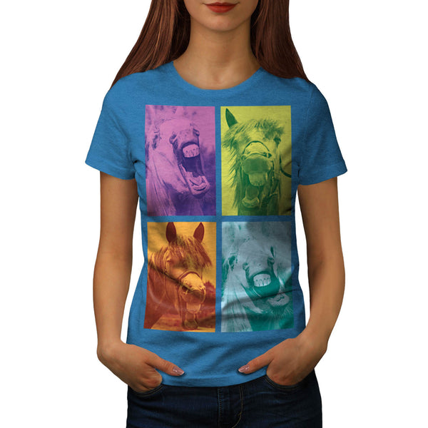 Funny Animal Laugh Womens T-Shirt