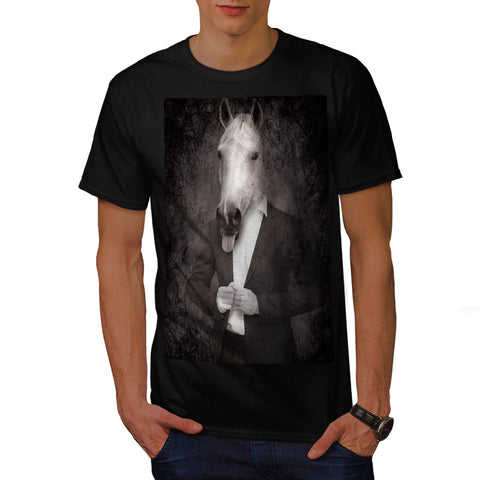 Retro Animal Portrait Mens T-Shirt