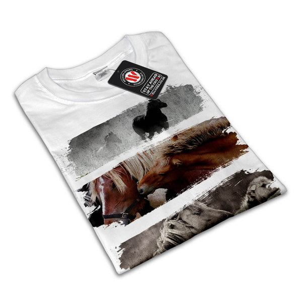 Animal Horse Family Mens T-Shirt