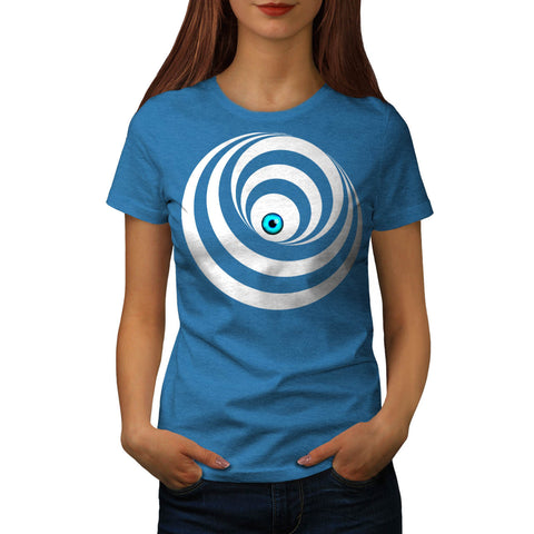 Optical Illusion Eye Womens T-Shirt