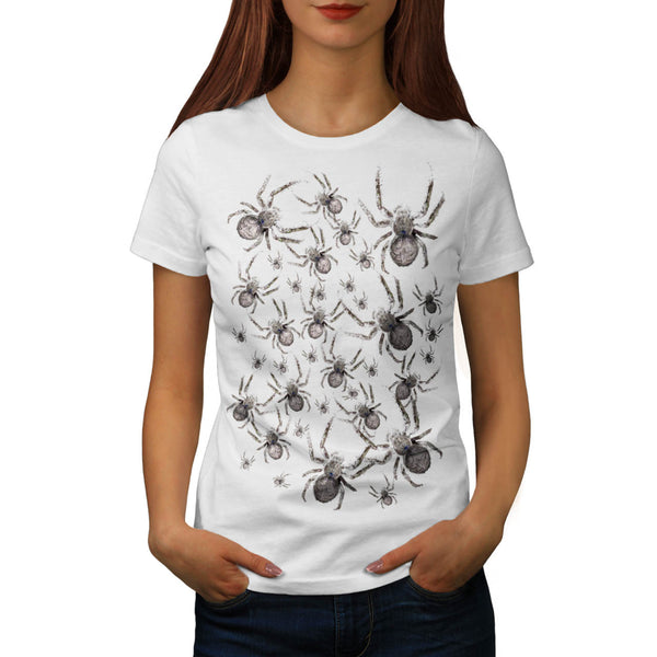 Spider Spooky Fear Womens T-Shirt