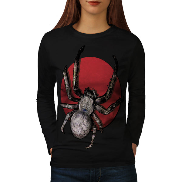 Huge Spider Tarantula Womens Long Sleeve T-Shirt