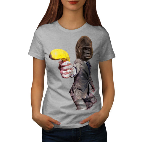 Funny Gorilla Suit Womens T-Shirt
