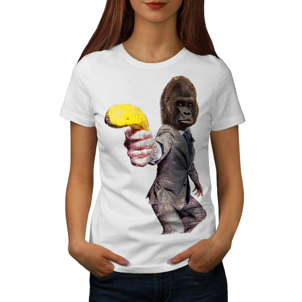 Funny Gorilla Suit Womens T-Shirt