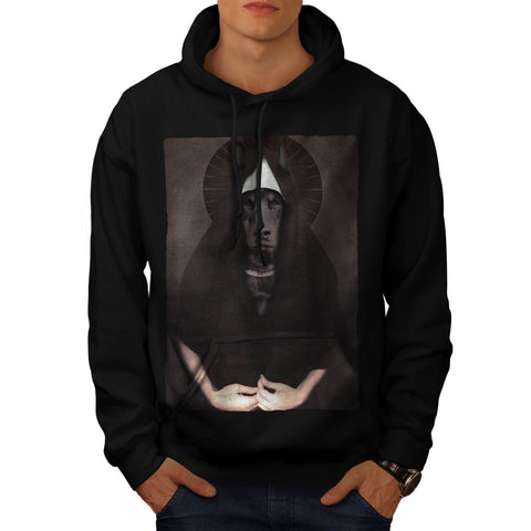 Animal Dog Sister Nun Mens Hoodie