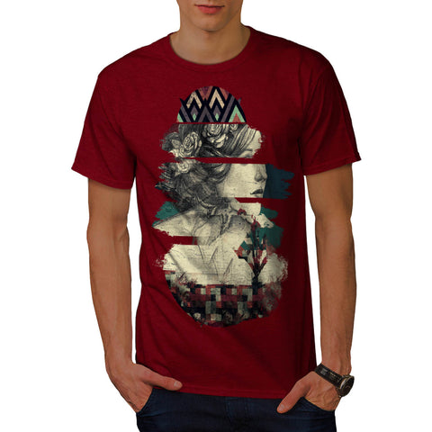 Statue Of Rome Print Mens T-Shirt