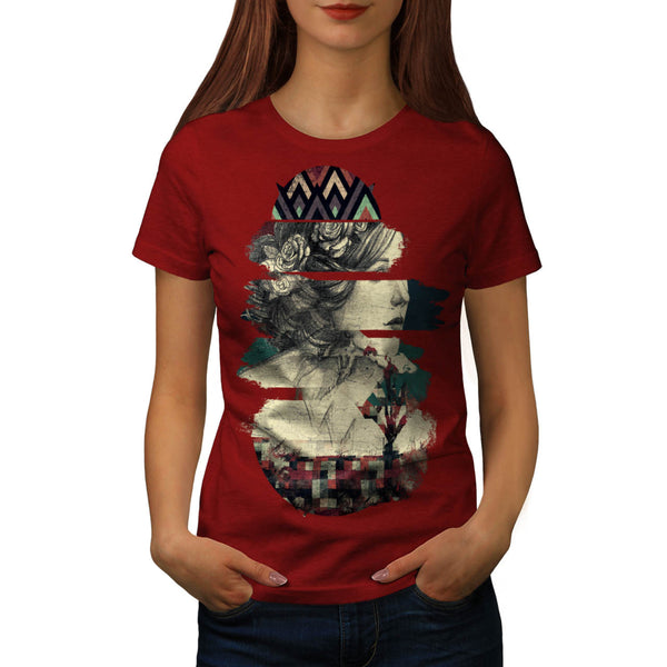 Statue Of Rome Print Womens T-Shirt