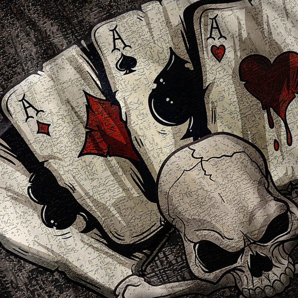 Ace Playing Cards Mens Hoodie