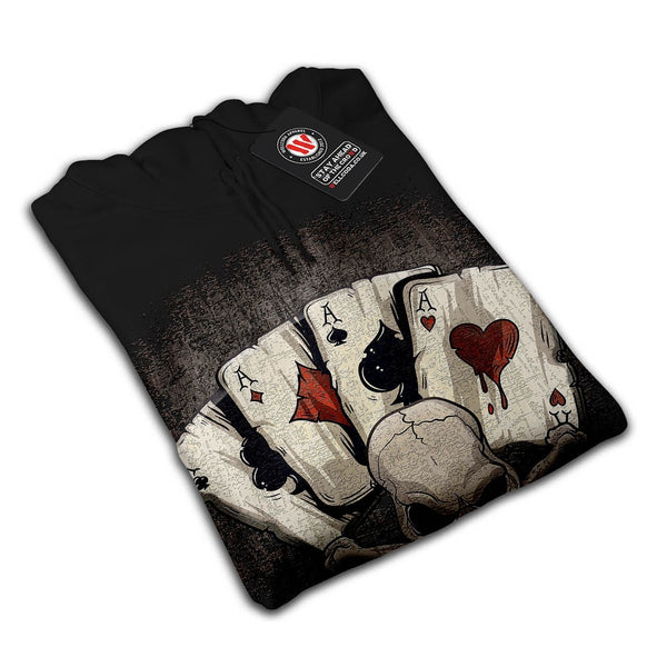Ace Playing Cards Mens Hoodie