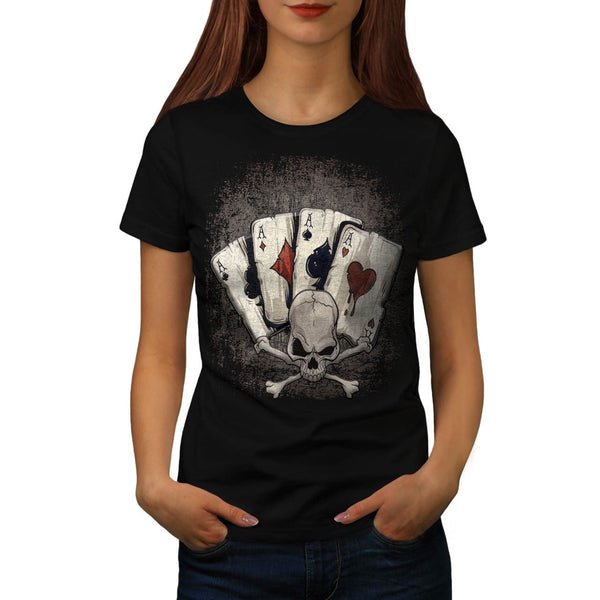 Ace Playing Cards Womens T-Shirt