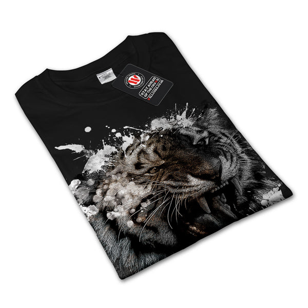 Wild Tiger Cat Life Womens Long Sleeve T-Shirt