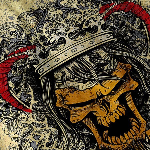 Skull Beast Cards Art Mens T-Shirt