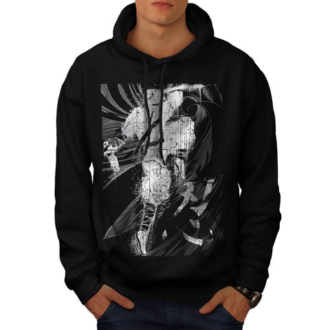 Asian Ninja Warrior Mens Hoodie