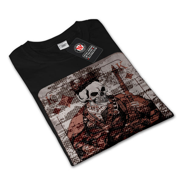 Death King Playing Mens Long Sleeve T-Shirt