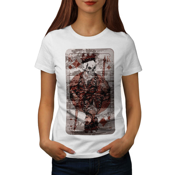 Death King Playing Womens T-Shirt