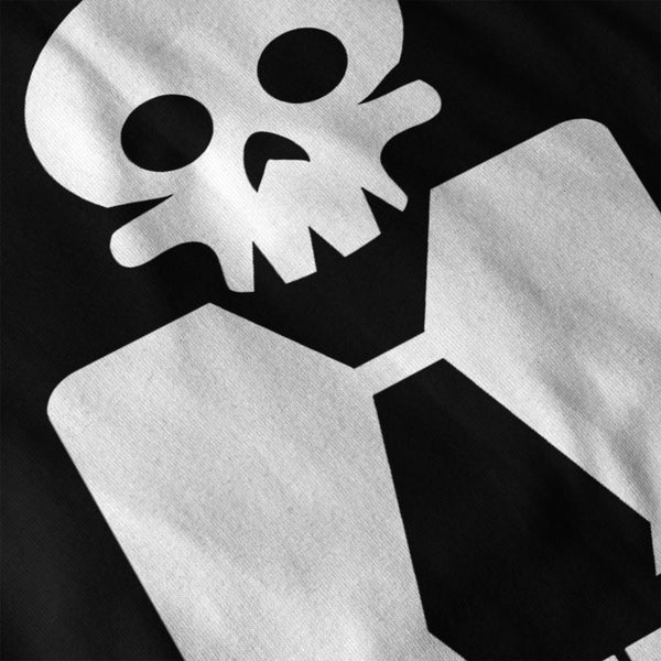 Monday Blues Skull Mens Long Sleeve T-Shirt