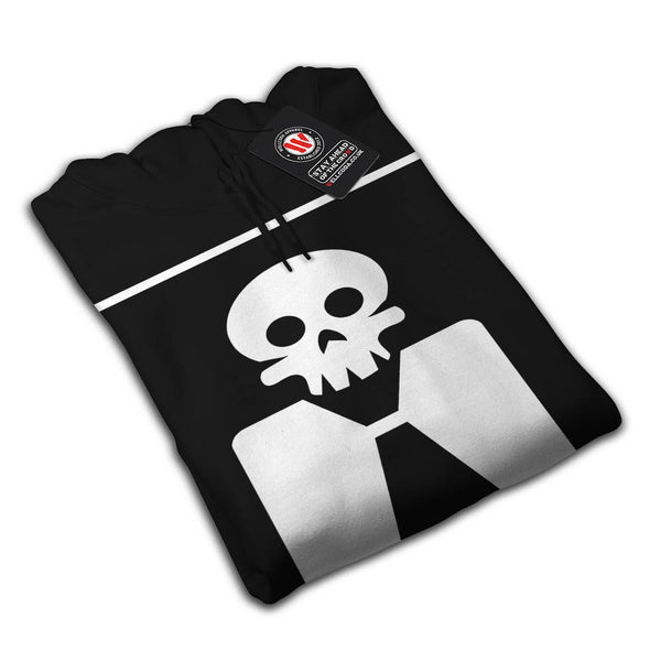 Monday Blues Skull Mens Hoodie