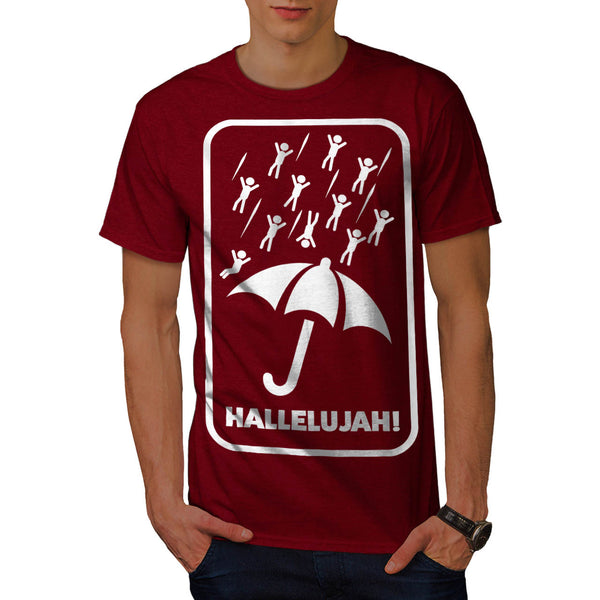 Hallelujah Rain Fall Mens T-Shirt