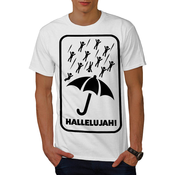 Hallelujah Rain Fall Mens T-Shirt