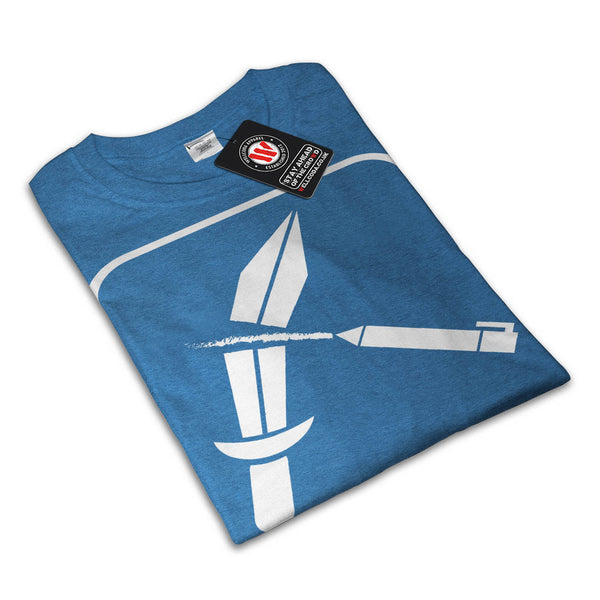 Pen Mightier Sword Mens T-Shirt