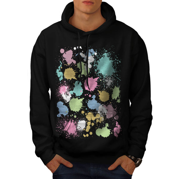 Paint Fun Splat Effect Mens Hoodie