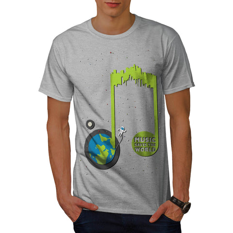 Music Saves The World Mens T-Shirt