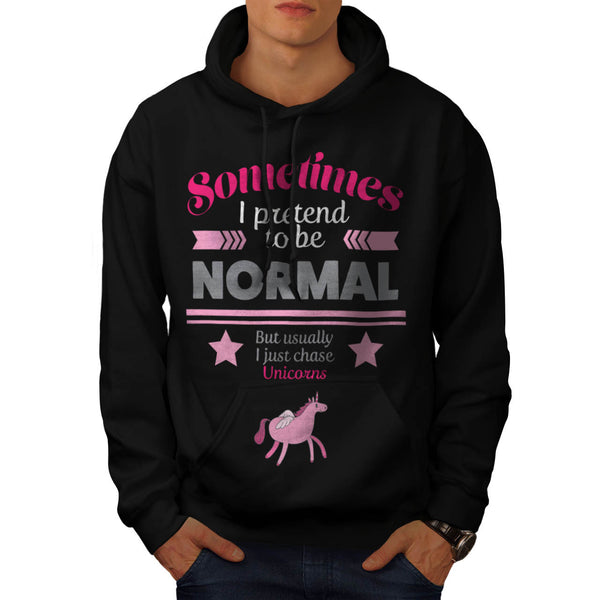 Normal Chase Unicorns Mens Hoodie