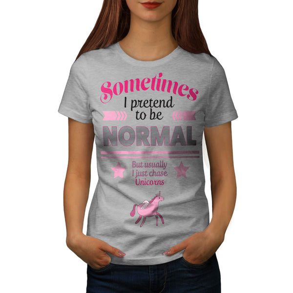 Normal Chase Unicorns Womens T-Shirt