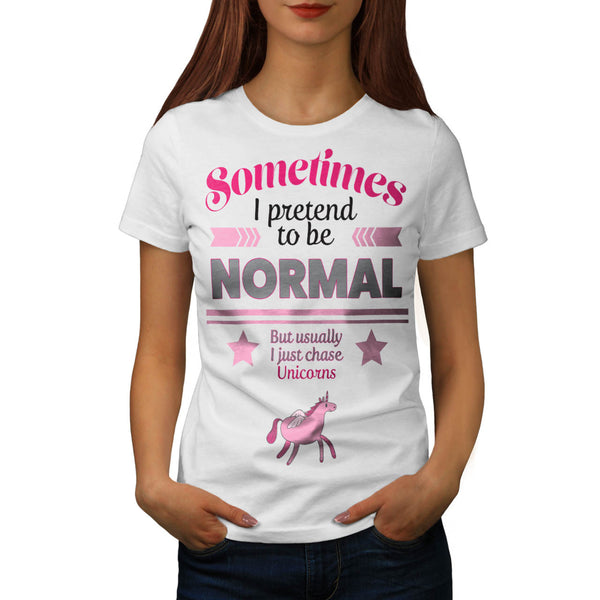 Normal Chase Unicorns Womens T-Shirt