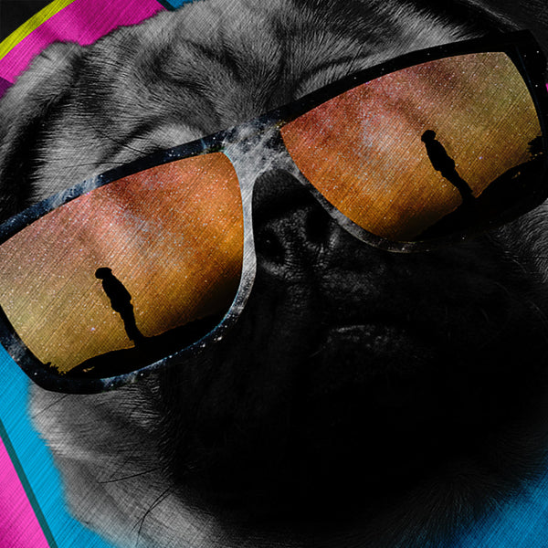 Pug Dog Puppy Swag Mens Hoodie