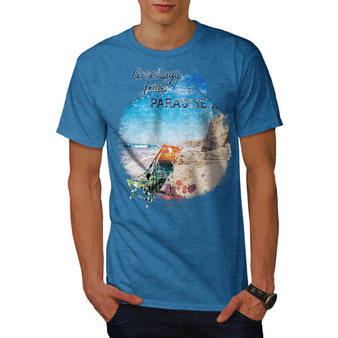 Greetings Paradise Mens T-Shirt