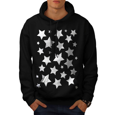 Multiple Star Effect Mens Hoodie