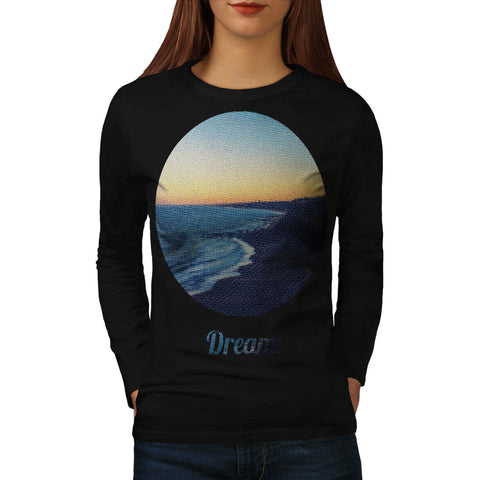 Dream Travel Beauty Womens Long Sleeve T-Shirt