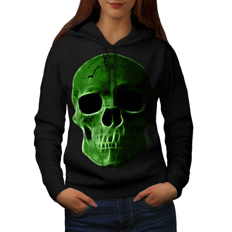 Skull Hell Soul Glow Womens Hoodie