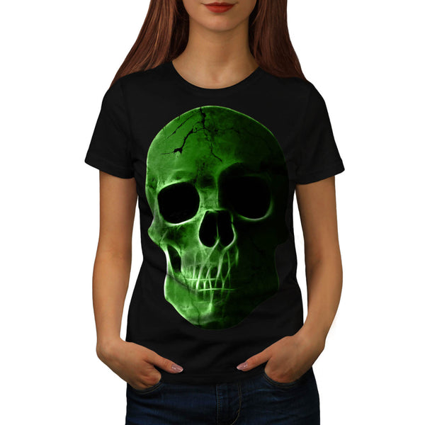Skull Hell Soul Glow Womens T-Shirt