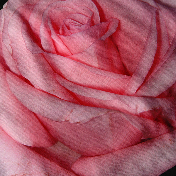 Pink Rose Romantic Womens Hoodie