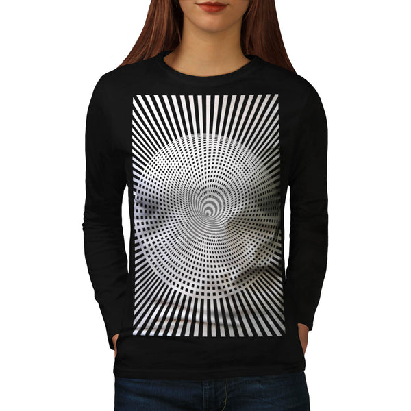 Visual Hallucination Womens Long Sleeve T-Shirt